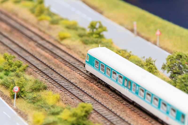 走る鉄道模型